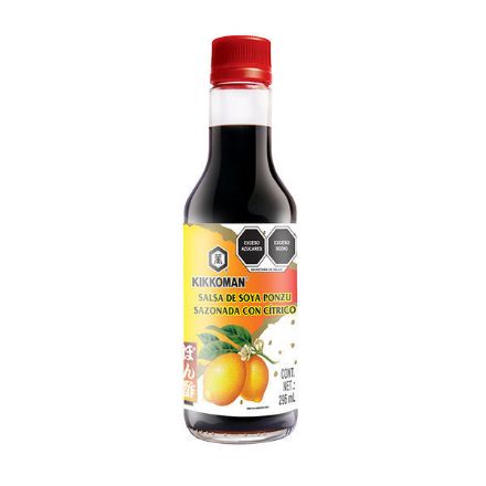 Mostrar detalles de Salsa de Soya Ponzu Kikkoman 296 ml Imagen de Salsa de Soya Ponzu Kikkoman 296 ml