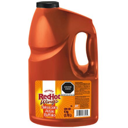 Mostrar detalles de Salsa para Alitas RedHot Franks Galon 3.78 L Imagen de Salsa para Alitas RedHot Franks Galon 3.78 L