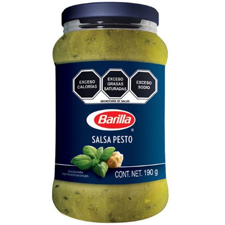 Mostrar detalles de Salsa Pesto Barilla Frasco de 190 g Imagen de Salsa Pesto Barilla Frasco de 190 g