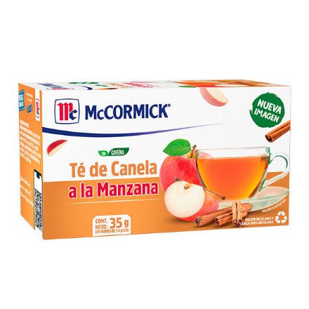 Mostrar detalles de Te Canela y Manzana McCormick paquete 25 sobres Imagen de Te Canela y Manzana McCormick paquete 25 sobres