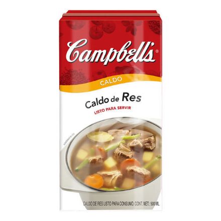 Mostrar detalles de Caldo de Res Campbells lata 300 g. Imagen de Caldo de Res Campbells lata 300 g.
