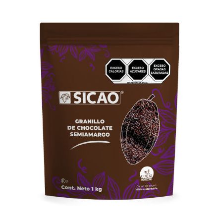 Mostrar detalles de Granillo de Chocolate Semiamargo SICAO 1Kg (IEPS INC) 7170404-A99 Imagen de Granillo de Chocolate Semiamargo SICAO 1Kg (IEPS INC) 7170404-A99