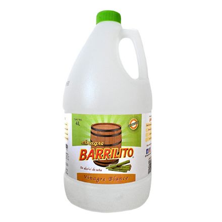 Mostrar detalles de Vinagre Blanco de Caña 4 Lt. Barrilito Imagen de Vinagre Blanco de Caña 4 Lt. Barrilito