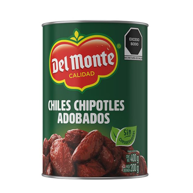 Imagen de Chiles chipotles del Monte de 400 g