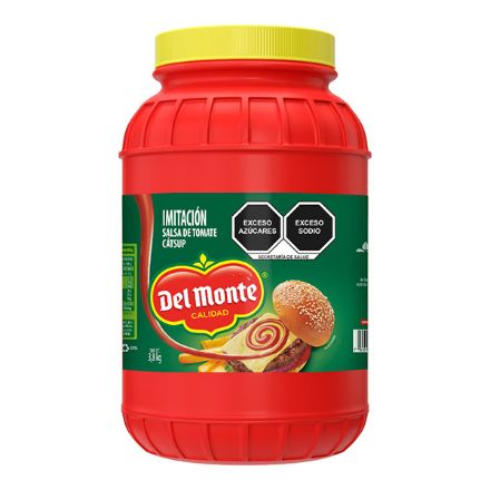 Mostrar detalles de Salsa Catsup (Tipo) Del Monte Galon 3.8 Kg Imagen de Salsa Catsup (Tipo) Del Monte Galon 3.8 Kg