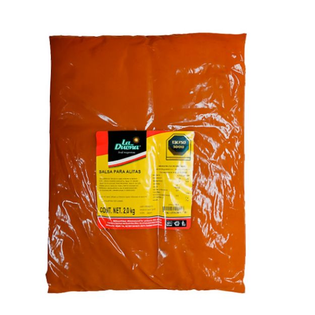 Imagen de Salsa para Alitas La Dueña bolsa de 2 kg Bufalo 