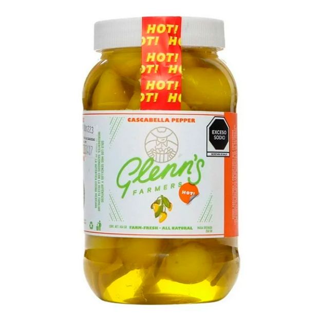Imagen de Cascabella Pepperoncini Glenns Farmers 454 g