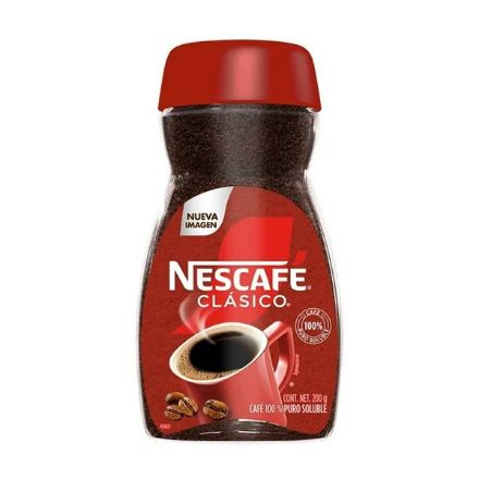 Mostrar detalles de Nescafe Clasico Grande de 200 g Imagen de Nescafe Clasico Grande de 200 g