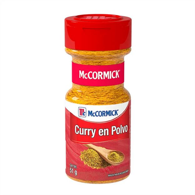 Imagen de Curry  en polvo  McCormick Fco. 51gr