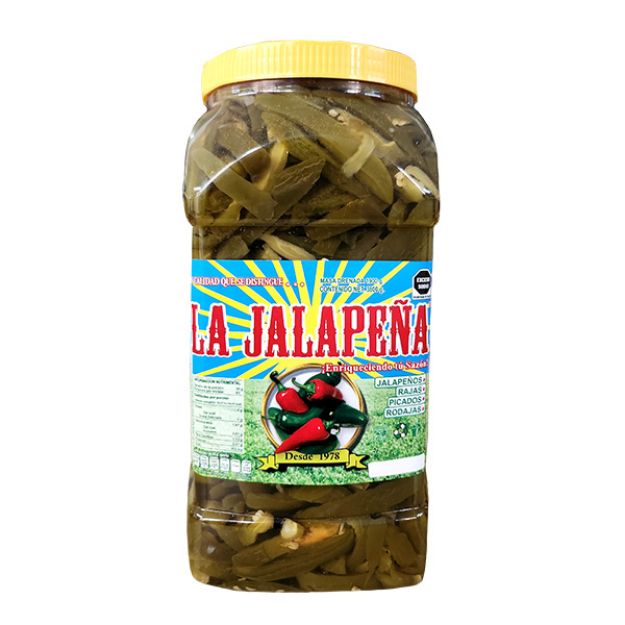 Imagen de Chiles Rajas La Jalapeña 3.7 Kg