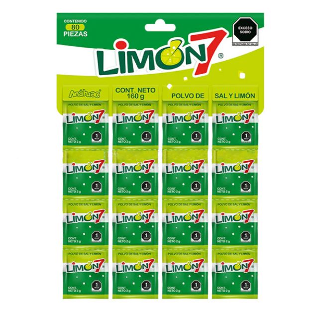 Imagen de Sal y Limon 7 80 sobres/2 g