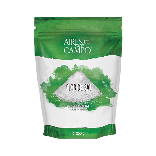 Imagen de Flor de sal Aires del campo Bolsa de 250 g