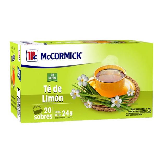 Imagen de Te Limon McCormick con 25 sobres
