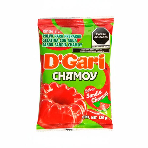 Imagen de Gelatina Sandia Chamoy DGari 120g