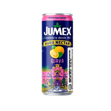 Mostrar detalles de Jumex Hard Nectar Guayaba Lata 12/355ml. Bebida Alcoholica (IEPS INC) Imagen de Jumex Hard Nectar Guayaba Lata 12/355ml. Bebida Alcoholica (IEPS INC)