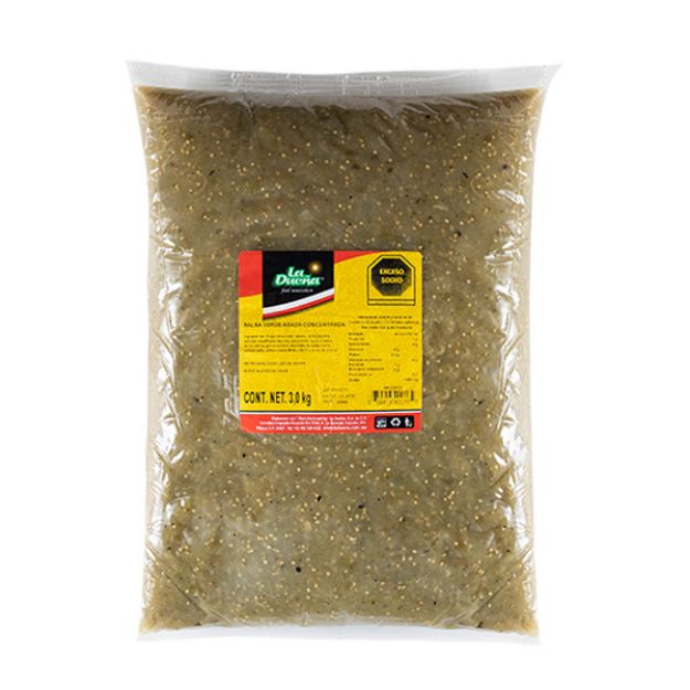 Imagen de Salsa Verde Asada Concentrada La Dueña 3 Kg Bolsa