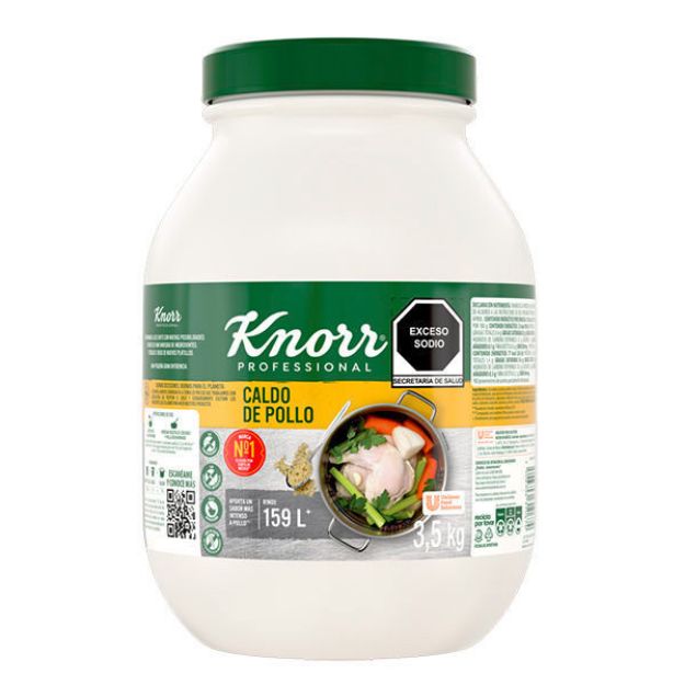 Imagen de Caldo de Pollo Knorr Suiza 3 pz de1.5 Kg / Tarro 3.5 Kg 