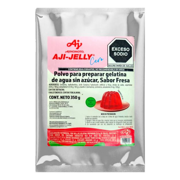 Imagen de Gelatina de Fresa Sin Azúcar Aji-Jelly 350 gr