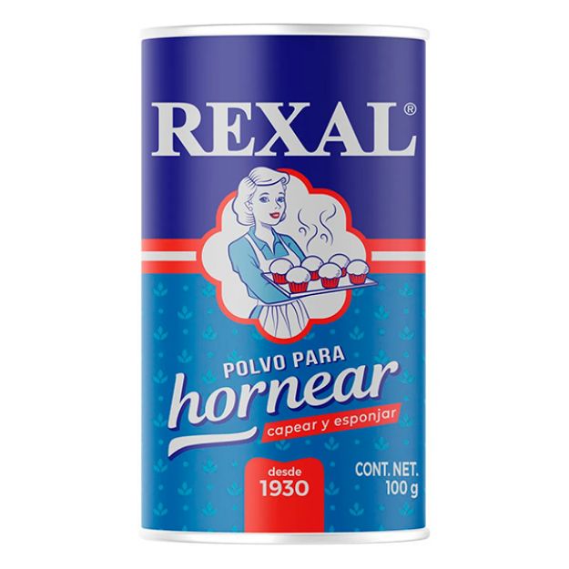 Imagen de Polvo para Hornear Rexal Bote de 100 g