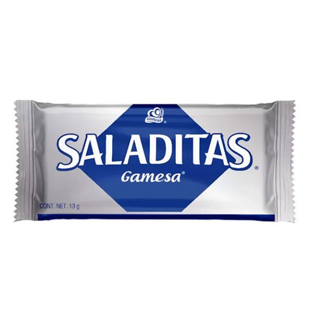 Imagen de Galletas Saladitas GAMESA 200 paq. 12g