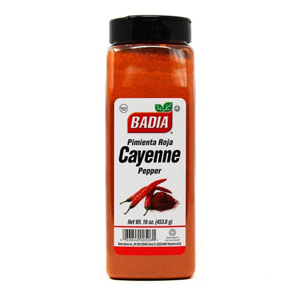 Imagen de Pimienta Roja Cayenne Badia 453 gr