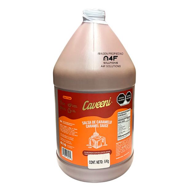 Imagen de Salsa de Caramelo Caveeni 5 Kg (IEPS INC)