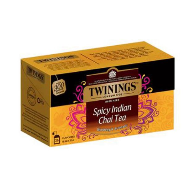 Imagen de Te Negro Spicy Indian Chai Twinings 25 sobres