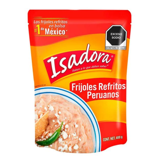 Imagen de ZPROV Frijol Peruano Refrito Isadora Pouch 24/430 gr