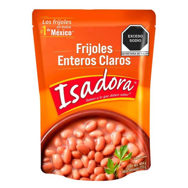 Imagen de ZPROV Frijol Entero Claro Isadora Pouch 12/454 gr