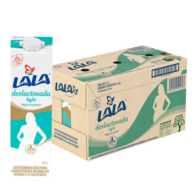 Imagen de Leche Lala Deslactosada Light 12 de 1 L