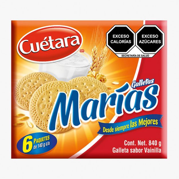 Imagen de Galletas Marias Cuetara 840 g (IEPS INC)