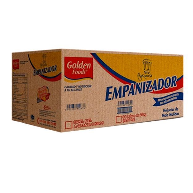 Imagen de Empanizador Golden 8 Kg (IEPS INC) Hojuelas de maiz molido