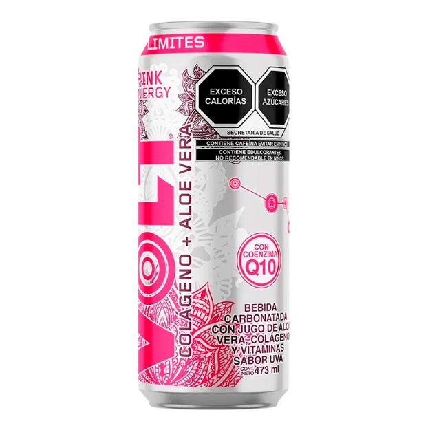 Imagen de Bebida Energetica Volt Pink 12 de 473 mL