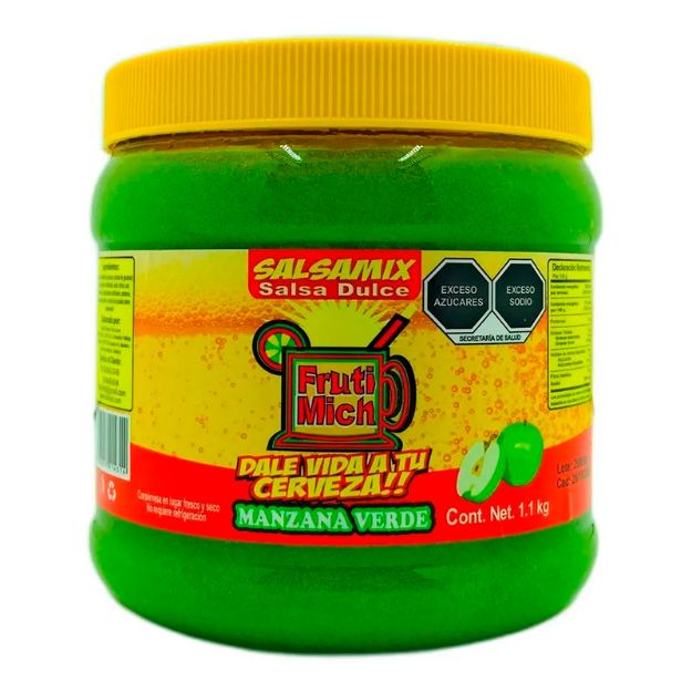 Imagen de Fruti Mich Salsa Escarchadora Manzana Verde 1.1kg (IEPS INC)