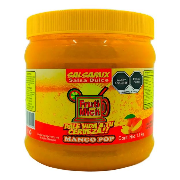 Imagen de Fruti Mich Salsa Escarchadora Mango Pop 1.1 kg (IEPS INC)