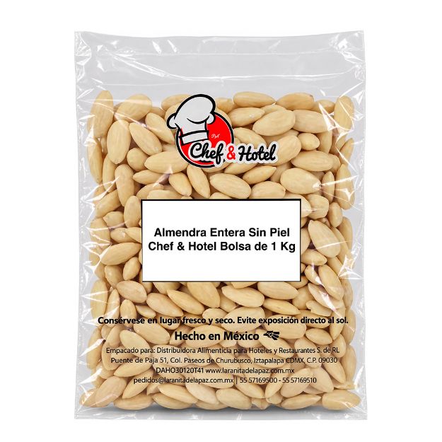 Imagen de Almendra Entera Sin Piel Chef&Hotel 1 Kg