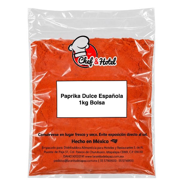 Imagen de Paprika Dulce Española 1kg Chef&Hotel Bolsa